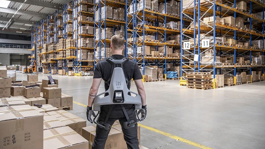 Industrial exoskeletons help workers do more with less strain