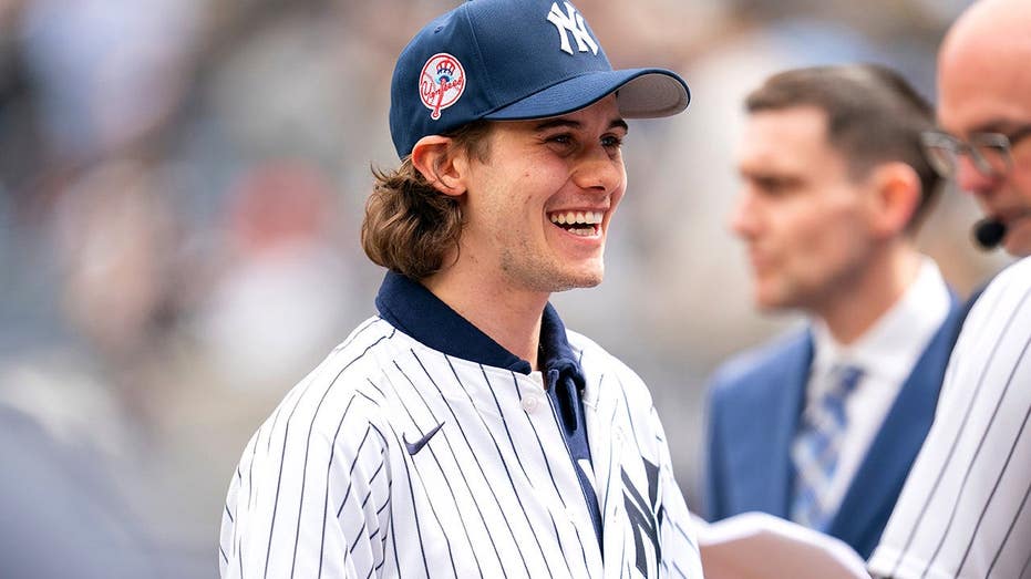 Jack Hughes debuts new smile at Yankees home opener after losing teeth in Olympic gold medal game